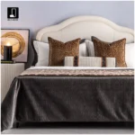 11-Piece Set of Elegant, Light-Luxury Beige Bedding: Model Room, B&B, Villa, Showroom, High-End Multi-Piece Sets - Image 2