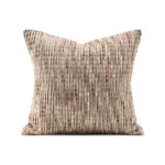 Cushions for Sofas and Living Rooms: Minimalist New Chinese-Style Modern Showroom, Light Luxury Light Brown Cotton-Linen Textured Cushions - Image 5