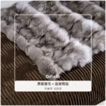 11-Piece Brown-Toned Bedding Set for Soft Furnishing Showrooms, Hotel Furniture Showrooms, Bedding, Fox Fur Throws, and Pillows - Image 4