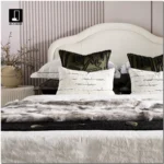 Brocade-Style Wabi-Sabi Green 12-Piece Bedding Set for Model Rooms, B&Bs, Villas, and Showrooms—High-End Multi-Piece Set - Image 2