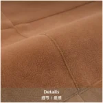 Brocade and Brown Suede Cushions: Luxury Living Room Sofa Pillows for Villas, Hotel Showrooms, and Exhibition Halls - Image 7