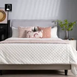 Soft Furnishings for Model Homes: 8-Piece Pink Bedding Set for Girls' Rooms with Polka Dot Patterns, Embroidered Pillows, and Throw Blankets for Children's Rooms