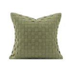Soft Furnishings: Sofa, Model Home, Bay Window, Hotel, Modern, Nordic, Italian, Light Luxury, Green, Deer Skin, Velvet, Woven, Decorative Pillows - Image 5