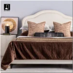 11-Piece Orange Bedding Set in a Wabi-Sabi Style – Model Room, B&B, Villa, Showroom, High-End Multi-Piece Set - Image 2