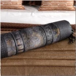 11-Piece Orange Bedding Set in a Wabi-Sabi Style – Model Room, B&B, Villa, Showroom, High-End Multi-Piece Set - Image 4