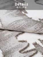 Interior Design Showroom: Hotel & Villa Sofa Throws and Bedspreads; Wabi-Sabi Style; New Chinese-Style Landscape Pattern; Footboard Throws - Image 4