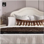 Elegant, Lightly Luxurious Showroom: 11-Piece Coffee-Colored Bedding Set—Hotel-Quality Bedding for Villa Showrooms, Multi-Piece Sets with a Sophisticated Look - Image 2