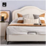 Brocade-Style Wabi-Sabi Yellow and Orange 9-Piece Bedding Set for Model Rooms, B&Bs, Villas, and Showrooms—High-End Multi-Piece Set - Image 2