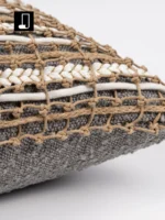 Cushions for Sofas and Living Rooms: Light Luxury, High-End, Resort-Style, Wabi-Sabi Aesthetic, B&B-Inspired, Coffee-Brown Cotton-Linen Rope-Woven Bedside and Sofa Pillows - Image 8