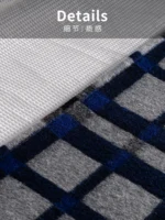 Children's Room Showroom: Blue “Cool” Theme Embroidered Minimalist Modern Boys' Bedroom Bedding 8-Piece Set - Image 4