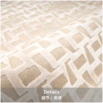 Velvet Cushion in Light Beige—Luxury Living Room Sofa Cushion for Villas, Hotel Showrooms, and Exhibition Halls - Image 3