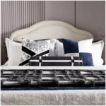 Jinshi Model Home: Children's Room Green Bedding 9-Piece Set for Guesthouse and Villa Showrooms—High-End Custom Multi-Piece Sets - Image 5