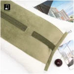 Green Imported Deer Velvet Woven Cushion for Sofas and Living Rooms: A Touch of Luxury—Sample Model Room Bed Cushion - Image 2