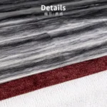 11-Piece Red Bedding Set for Soft Furnishing Showrooms: Modern, Light Luxury, High-End Wood-Grain Textured Bedding Set - Image 5