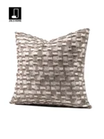 Cushions for Sofas and Living Rooms: Light Luxury, High-End Model Home, Wabi-Sabi Style, New Chinese Style, Beige Fringed Bedside Cushions and Pillow Covers - Image 2