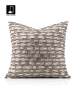 Cushions for Sofas and Living Rooms: Light Luxury, High-End Model Home, Wabi-Sabi Style, New Chinese Style, Beige Fringed Bedside Cushions and Pillow Covers