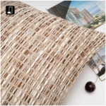 Cushions for Sofas and Living Rooms: Minimalist New Chinese-Style Modern Showroom, Light Luxury Light Brown Cotton-Linen Textured Cushions - Image 2