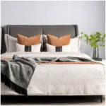 10-Piece Bedding Set for Model Home: Modern Luxury Style in Orange Tones—Showroom Bedding, Bedroom Pillows, and Throw Blanket Set - Image 4