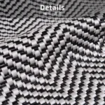 Cushions for Sofas and Living Rooms: Light Luxury, High-End Gray and Black Leather-Woven Square Cushions for Model Homes and Villas—Bedside and Backrest Cushions - Image 4