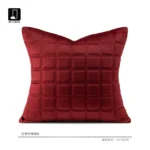Cushions for Sofas and Living Rooms: Light Luxury, High-End, Modern Minimalist, Burgundy, Geometric, Quilted, Embroidered, Bedside and Backrest Cushions