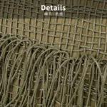 Green Leather and Hemp Rope Woven Square Cushion for Sofas and Living Rooms: A Touch of Luxury—Model Unit Bed Cushions - Image 3