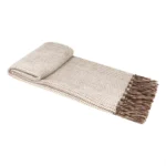Modern Luxury Showroom Throw, Nordic Villa Sofa Cover, Hotel & B&B Beige Fringed Bedside Throw - Image 4