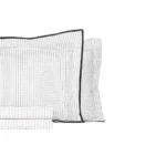 Jinshi Soft Furnishings Showroom: Italian-inspired, light luxury, white-lined, woven-textured, high-end custom four-piece bedding set - Image 4