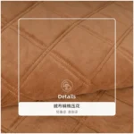 Showroom Villa Living Room Sofa Throw and Bedspread; Hotel-Style Italian Light Luxury Velvet Quilted Cotton Textured Footboard Throw - Image 3