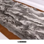 Soft Furnishings for Model Homes: Luxury 4-Piece Bedding Set in Orange Leather and White, Iins-Style Bedding - Image 3