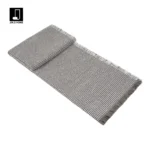 Interior Design Showroom: Hotel & Villa Sofa Throws, Bedspreads, Cotton-Linen Textured Polka Dot Bed End Throws - Image 2