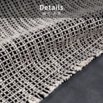 Cushions for Sofas and Living Rooms: Light Luxury, High-End, Modern Minimalist, Beige and Black Striped Fabric, Creative Patchwork, Headboard and Armrest Cushions - Image 3