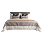 Modern Luxury-Chic Model Unit: 10-Piece Brown-Toned Bedding Set for Guesthouses, Villas, and Showrooms—High-End Multi-Piece Bedding Sets - Image 5