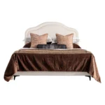 11-Piece Orange Bedding Set in a Wabi-Sabi Style – Model Room, B&B, Villa, Showroom, High-End Multi-Piece Set - Image 5