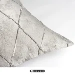 Soft furnishings, sofa, model home, bay window, Nordic and Italian styles, light luxury, gray, imported fabric, high-end textured throw pillows and cushions - Image 3