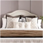 Elegant, Lightly Luxurious Showroom: 11-Piece Coffee-Colored Bedding Set—Hotel-Quality Bedding for Villa Showrooms, Multi-Piece Sets with a Sophisticated Look - Image 5