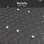 Decorative Cushion for Sofa, Living Room, Light Luxury, Premium Look, Gray Leather, Hand-Tufted, Lumbar Pillow, Model Home, Villa, Bedside Cushion - Image 3