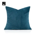 Cushion for Sofa, Living Room, Light Luxury, High-End, Modern Minimalist, Blue Stripes, Corduroy Patchwork, Headboard Cushion Cover