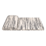 Showroom Villa Living Room Sofa Throw and Bedspread; Hotel-Style Italian-Inspired Light Luxury Black-and-White Striped Textured Footboard Throw - Image 5