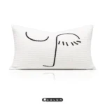 Soft Furnishings: Sofa, Children's Room, Bay Window, Modern, Instagram-worthy, Nordic, Italian, Light Luxury, Eye-Catching Lines, Embroidered Cushions, Back Cushions, Pillows