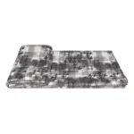 Showroom Villa Living Room Sofa Throw and Bedspread; Hotel-Style Italian-Inspired Light Luxury Black Leather-Weave Textured Footboard Throw - Image 5