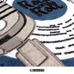 Soft furnishings, sofa samples, children's room, bay window, modern, Nordic, Italian, light luxury, blue, microphone-patterned embroidered throw pillows - Image 4