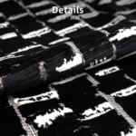 Showroom Sofa Living Room Light Luxury High-End Black and White Shag Pillows Hotel Villa Bay Window Bedside Cushions Pillow Covers - Image 3