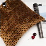 Velvet Cushions in Rich, Light Luxury Vintage Style: Brown Shaggy Cushions for Model Homes, Sofas, Living Rooms, Hotel Bay Windows, and More - Image 2