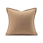 Velvet Deep Brown Cushions: Light Luxury Living Room Sofa Cushions with Wavy Shag Design—Model Home Cushions, Showroom Cushions, and Cushion Covers - Image 4