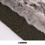 Luxury 10-Piece Bedding Set for Model Homes: Light Luxury, High-End, Eco-Friendly Woven Leather and Rabbit Fur Throw Blanket - Image 3