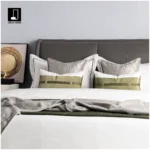 Affordable Luxury Showroom: 10-Piece Green-Toned Bedding Sets, Hotel Furniture Showroom, Multi-Piece Bedding Sets, Decorative Pillows, and Throw Blankets - Image 3