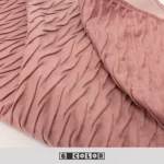 Interior Design Showroom: Scandinavian Minimalist, Modern, and Italian-Inspired Luxury Living Room with Bay Window; Girl's Room with Pink Coordination, Throw Blanket, and Footboard Rug - Image 4