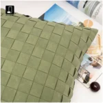 Soft Furnishings: Sofa, Model Home, Bay Window, Hotel, Modern, Nordic, Italian, Light Luxury, Green, Deer Skin, Velvet, Woven, Decorative Pillows - Image 2