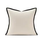 Soft Furnishings: Sofa, Model Home, Bay Window, Hotel, B&B, Modern, Nordic, Minimalist, Light Luxury, Beige, Linen, Cushions, Pillows - Image 4