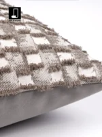 Cushions for Sofas and Living Rooms: Light Luxury, High-End Model Home, Wabi-Sabi Style, New Chinese Style, Beige Fringed Bedside Cushions and Pillow Covers - Image 4